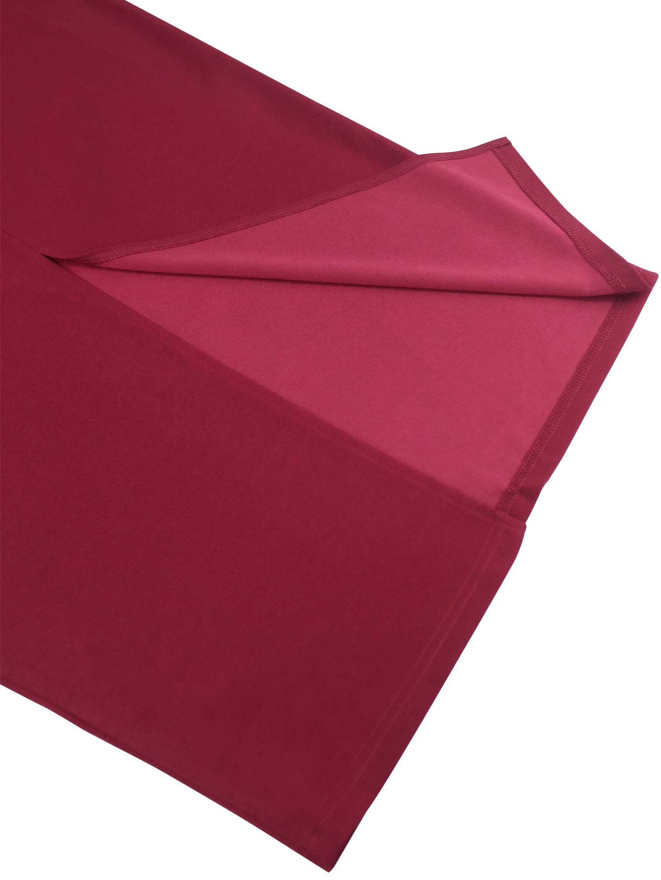 Élégante robe de soirée bordeaux pour femme