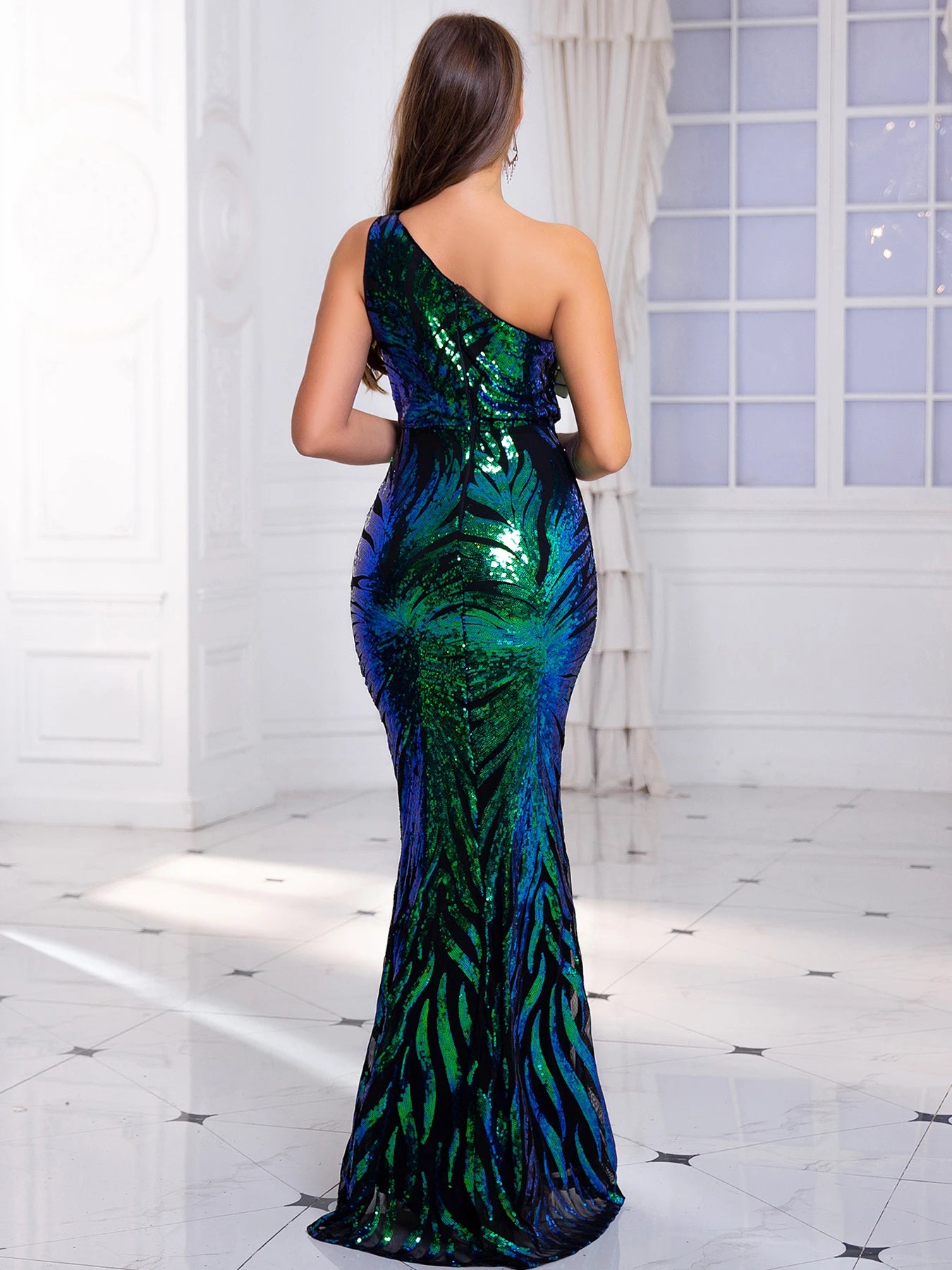 Robe de Cocktail à Paillettes