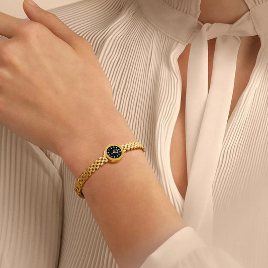 Bracelet manchette en acier inoxydable pour femmes